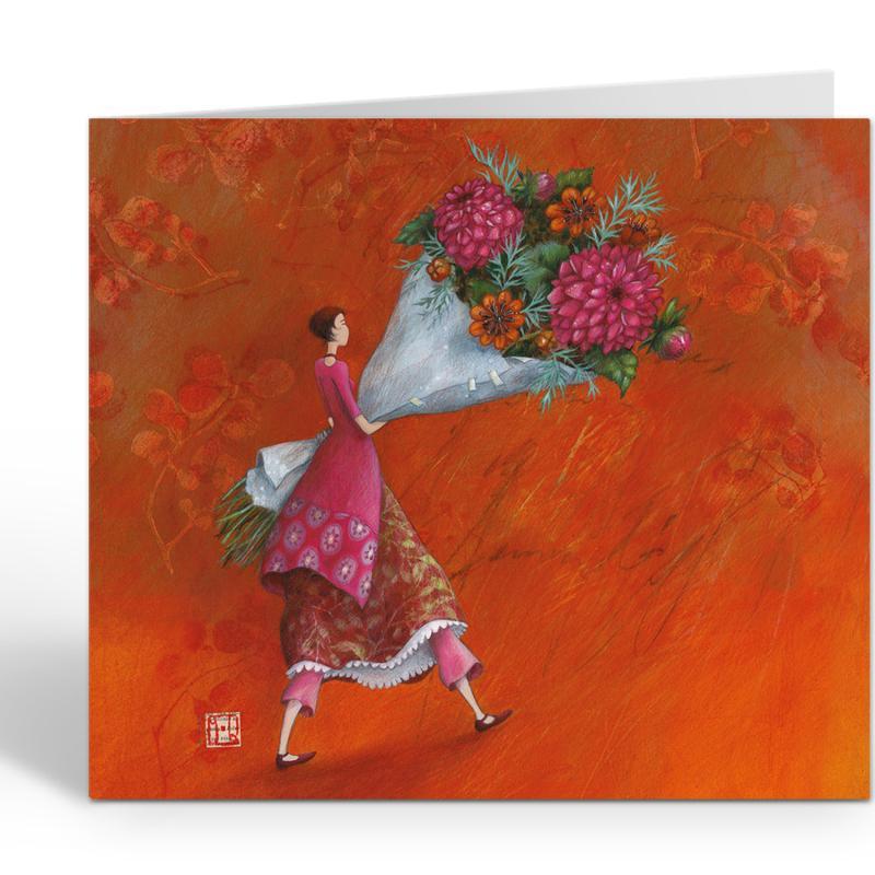 Dubbele kaart Fin d’It – Dromerige wenskaart van Gaëlle Boissonnard