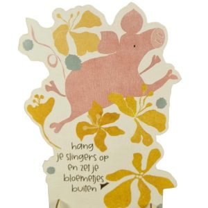 Enkele Flier en Fluit kaart Bloemetjebuiten