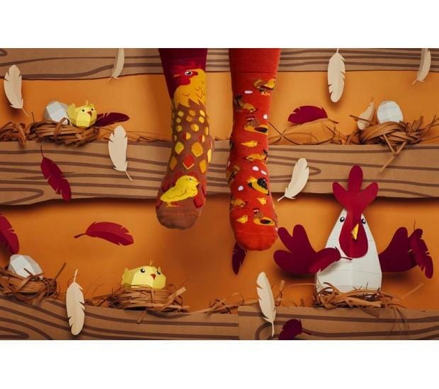 Many Mornings MisMatch Sokken Golden Eggs 39-42 - Afbeelding 4