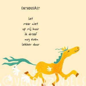 Dubbele kaart Enthousiast