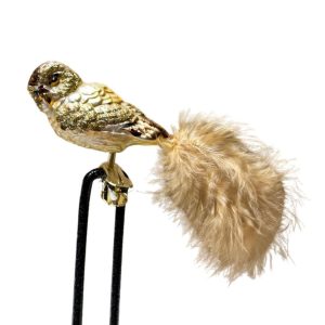 Kerstbal Wijze Uil op Clip