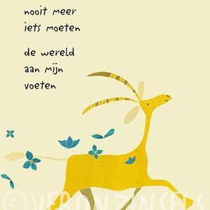 Dubbele kaart Nooit Meer Iets Moeten