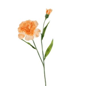 Kunst Anjer Perzik 40 cm – Kunstbloem Greenmoods