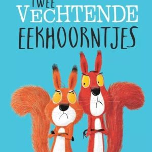 Twee vechtende eekhoorntjes. 3+