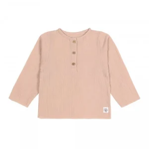 Lässig Muslin T-shirt Lange Mouwen Powder Pink