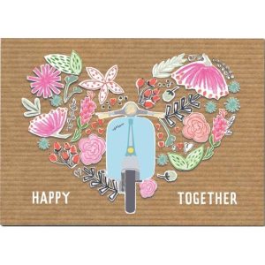 Ansichtkaart Happy Together