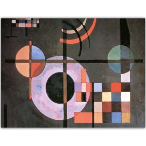 Ansichtkaart Wassily Kandinsky – Counter-Gravitation – Tushita Kunstkaarten