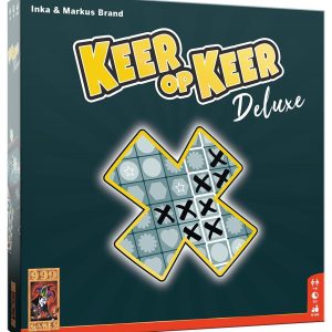 999 Games Keer op Keer Deluxe – Luxe Dobbelspel met Uitwisbare Tableaus (2-6 spelers, 8+)