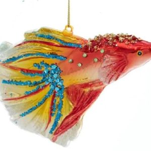 Kerstbal Beta Vis Oranje