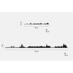 The Line Skyline Amsterdam XL 125 cm