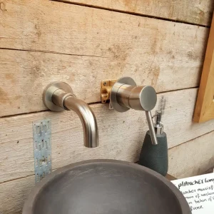 Wc Waskom kraan Nikkel Gebronsd