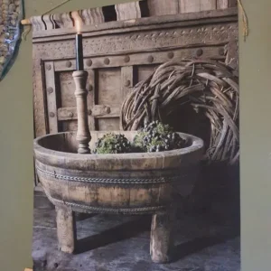 Wanddoek Olijfbak Velvet