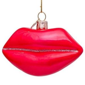 Kerstbal Lippen Oranje