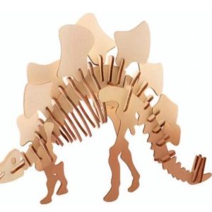 Houten 3D Stegosaurus Puzzel