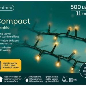 500 Kerstboomlampjes LED Twinkle Klassiek Warm