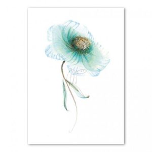 Dubbele kaart Blue velvet