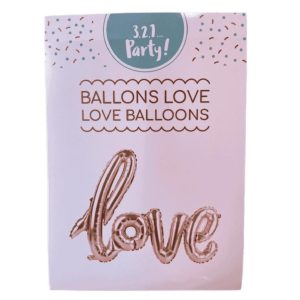 Folieballon LOVE – 100 x 80 cm – Koperkleurig – La Chaise Longue