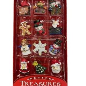 Set van 12 Mini Kerstballen Petite Treasures 3