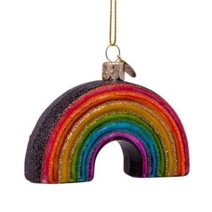 Kerstbal Multicolor Regenboog