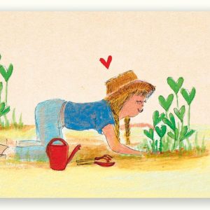 ZintenZ postkaart 10 x 15 cm – Liefde groeit met aandacht