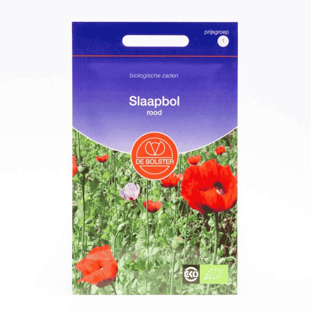 Slaapbol Rood (Papaver somniferum) – Biologische zaden (Eenjarig) De Bolster - Afbeelding 2