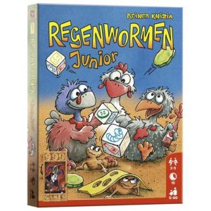 999 Games Regenwormen Junior – Vrolijk Dobbelspel voor Kinderen (2-5 spelers, 5+)