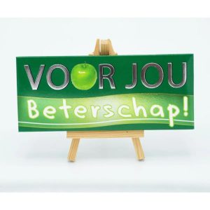 Wensreep Beterschap – Fairtrade Belgische melkchocolade cadeaureep