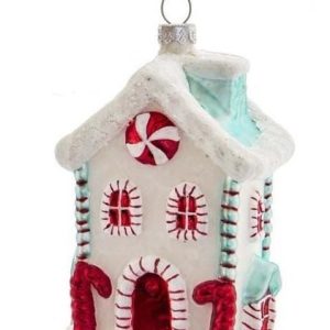 Kerstbal Snoephuisje A