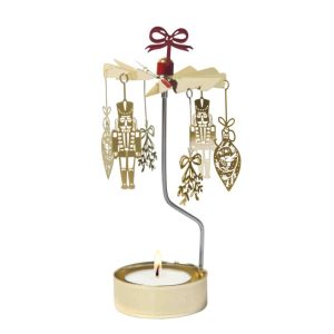 Angel Chimes Notenkraker – Gouden Draaimolen van Pluto Design