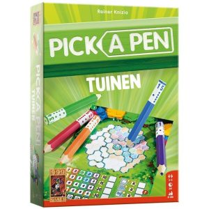 999 Games Pick a Pen – Tuinen – Dobbelspel – Innovatief Roll & Write met 3 Niveaus (1-4 spelers, 8+)