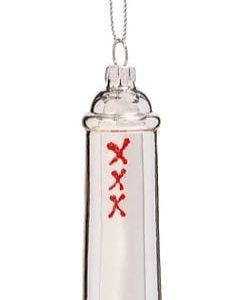 Kerstbal Amsterdammertje Zilver