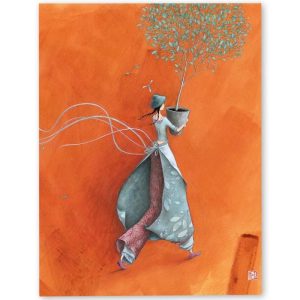 Gaëlle Boissonnard Poster ‘L’Olivier’ – Poëtische illustratie