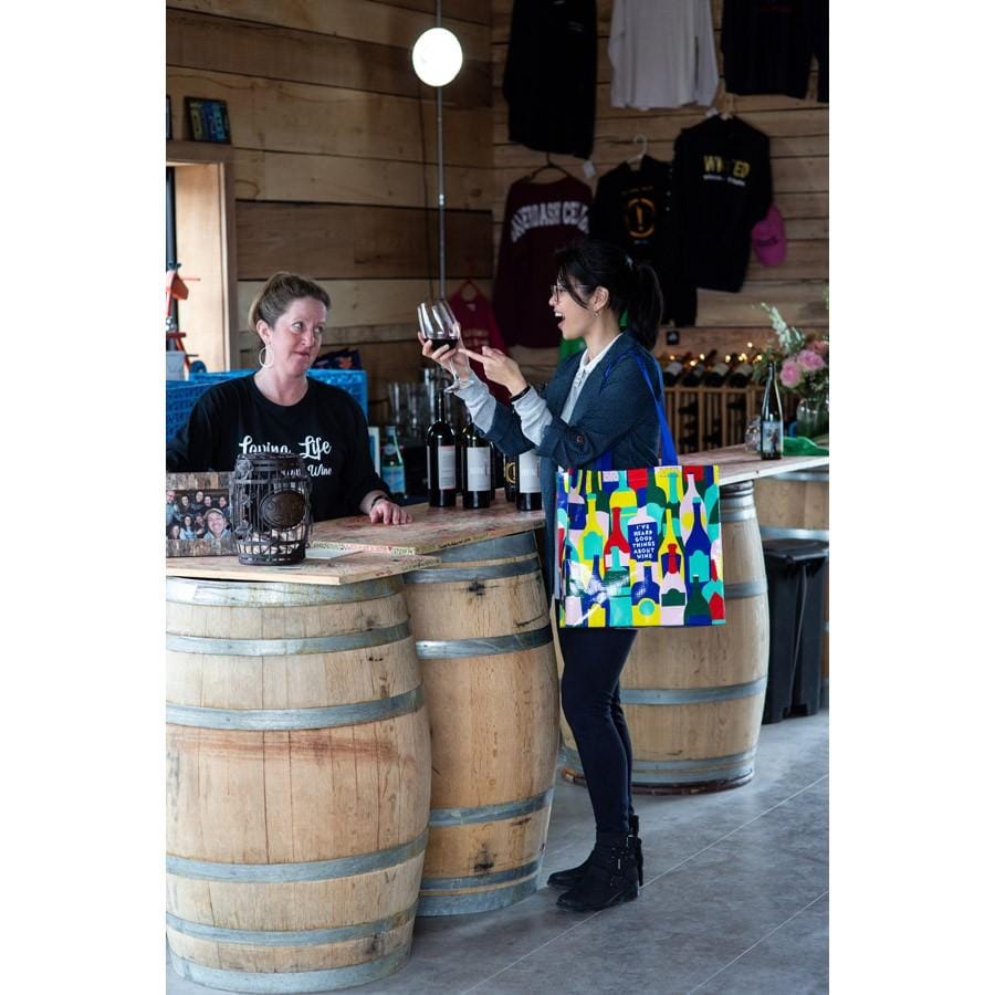 Boodschappentas Good Things About Wine - Afbeelding 3