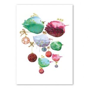 Dubbele kaart Christmas flight