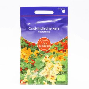 Oost-Indische kers Niet-rankend (Tropaeolum majus) – Biologische zaden (Eenjarig) De Bolster