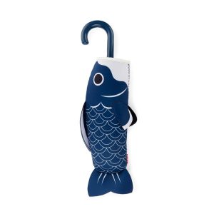 Paraplu Koi Fish Blauw – Opvouwbare Balvi paraplu met neopreen vishoes