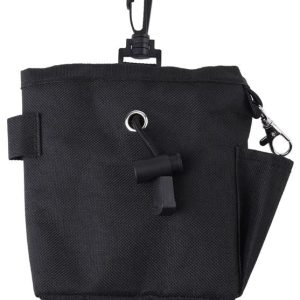 Beloningstasje Snacktasje met hondenpoepzakjes vak - Zwart - Per stuk