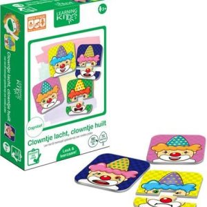 Clowntje lacht, clowntje huilt Memospel 3+
