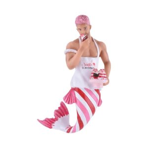 Kerstbal Zeemeerman Santa’s Taster – Handbeschilderd Ornament van December Diamonds