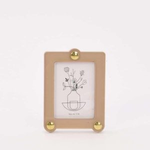 Omwisselbaar Fotolijstje Vierkant Staand S Nude/Smoke