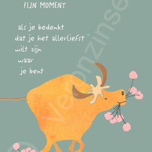 Dubbele kaart Fijn Moment