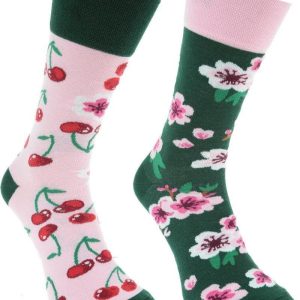 Many Mornings MisMatch Sokken Cherry Blossom 39-42