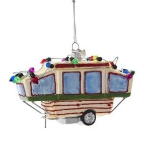 Kerstbal Vouwwagen met Kerstlampjes