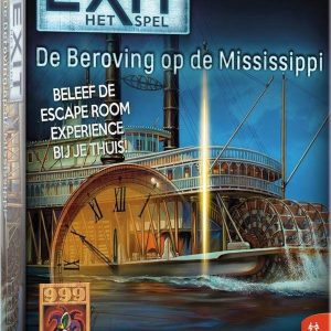 999 Games EXIT – De Beroving op de Mississippi – Escape Room Breinbreker (1-4 spelers, 12+)
