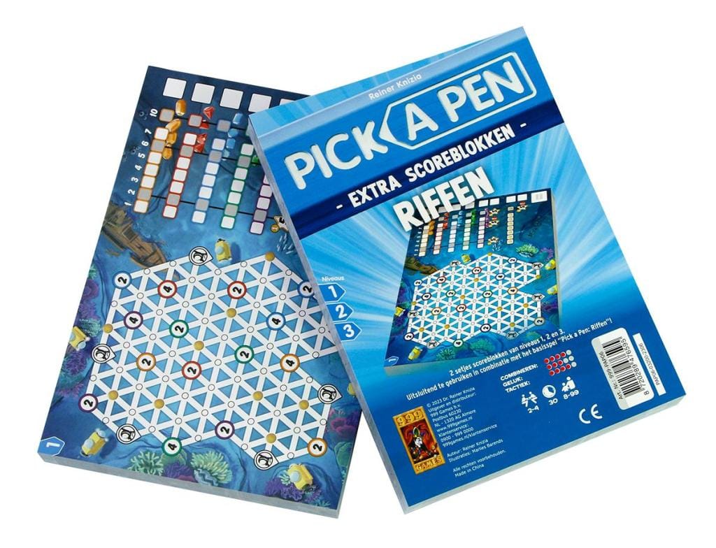 999 Games Pick a Pen Riffen Scorenblokken – Uitbreiding voor Dobbelspel (8+) - Afbeelding 4