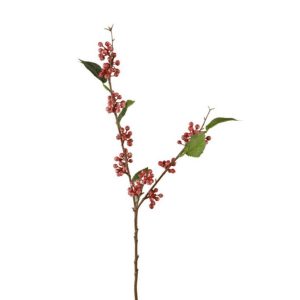 Kunsttak Bessen Roze 64 cm – Decoratieve Kunsttak Greenmoods