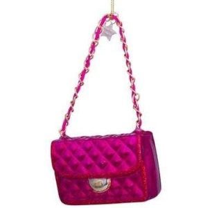 Kerstbal Damestas Hard Roze