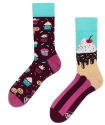 Many Mornings MisMatch Sokken The Cupcake 39-42