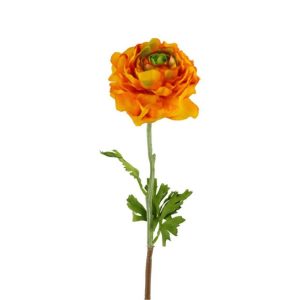 Kunst Ranonkel Oranje 51 cm – Realistische Kunstbloem Greenmoods
