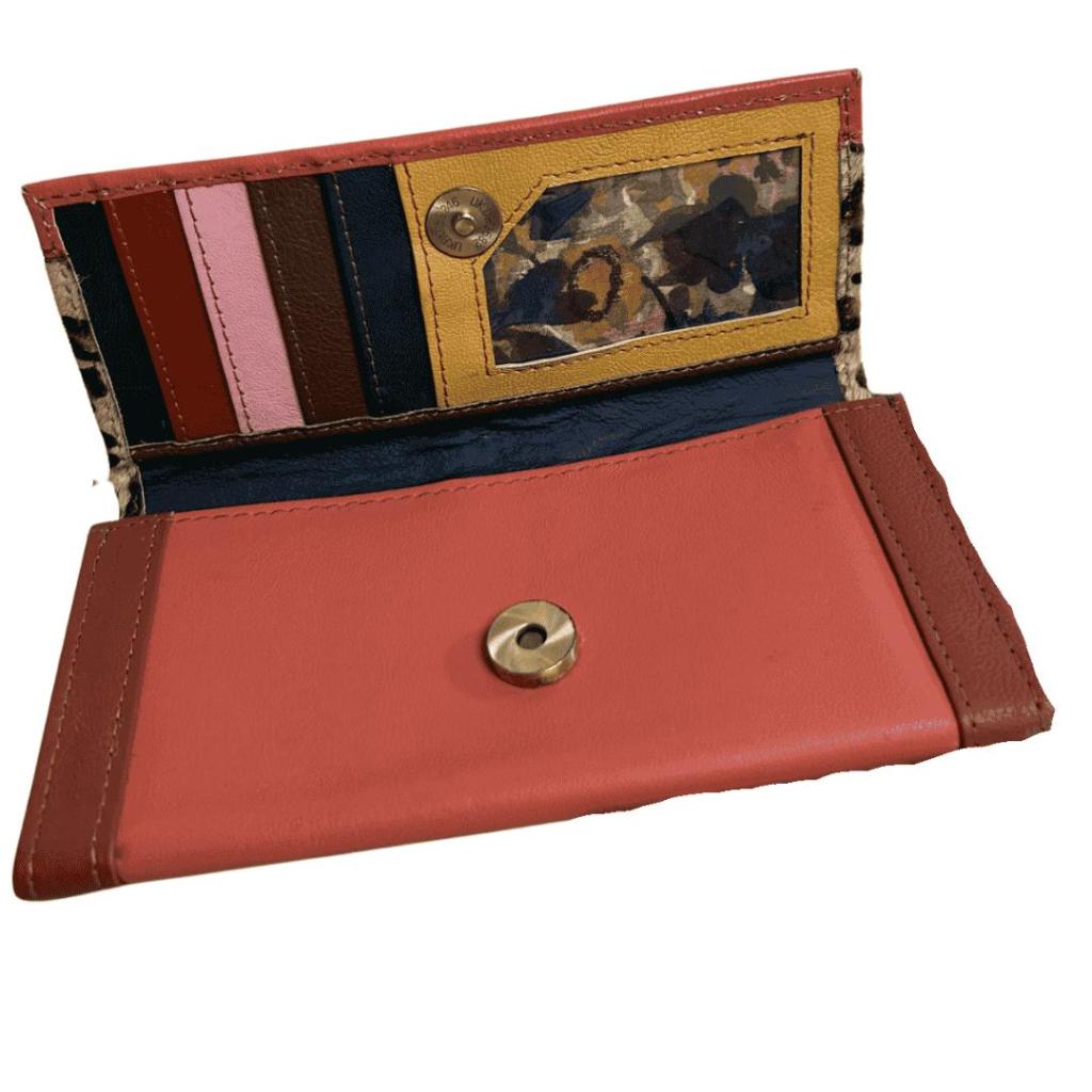 Leren Portemonnee Meera 4 – Kleurrijk Fairtrade Design van Siddharth Imports - Afbeelding 5